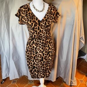 Leopard print dress size S